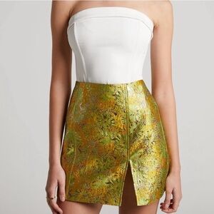 NEW WITH TAGS Showpo Metallic Mini Skirt